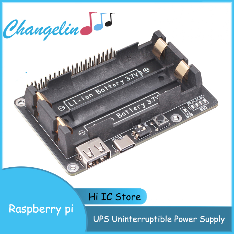 Raspberry Pi Uninterrupted Power Supply Ups 18650 - Raspberry Pi 18650 USV unterbrechungsfreie Stromversorgung,